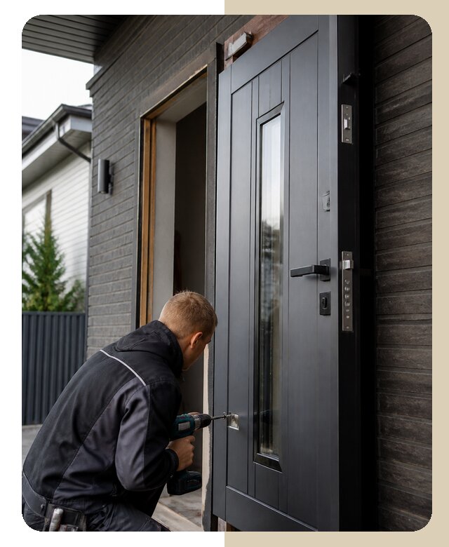 Установка двери в коттедж в Рославле от 6679 р. | Дверной